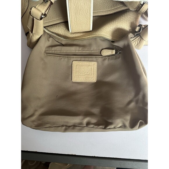 Vintage Coach Pebbled Leather Shoulder Bag M05S-5054 Beige Hobo Bag Purse EUC - Picture 6 of 10